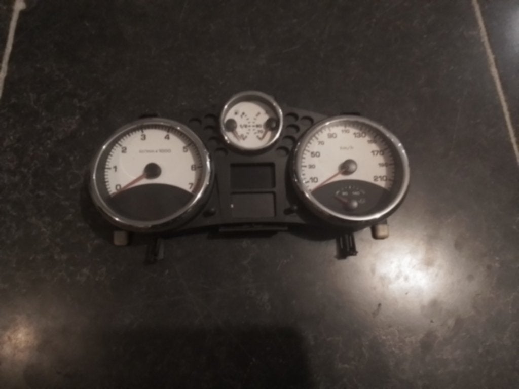 KILOMETERTELLER PEUGEOT 207  INSTRUMENTEN PANEEL, Niet ingevuld, Gebruikt, Niet ingevuld, Ophalen of Verzenden