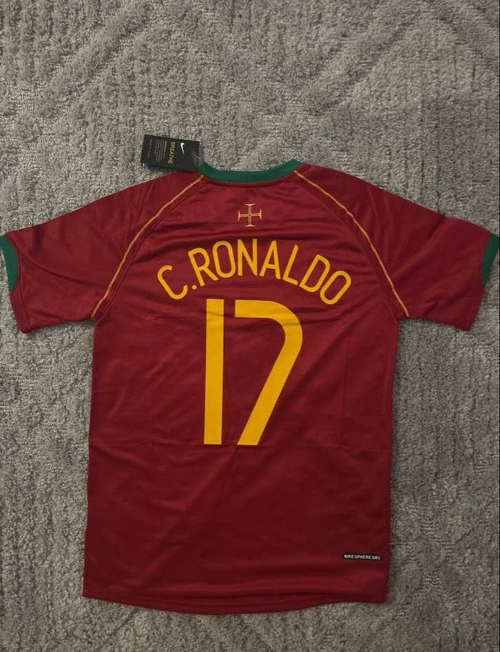 Ronaldo Portugal Thuisshirt 2006 Maat L, Ophalen of Verzenden, Voetbal, Rood, Maat 56/58 (XL)