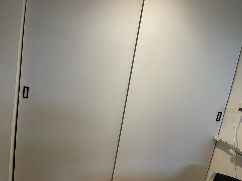 Witte Schuifdeur - Zo goed als nieuw, Doe-het-zelf en Verbouw, Deuren en Horren, Ophalen, Minder dan 80 cm, Binnendeur, Zo goed als nieuw