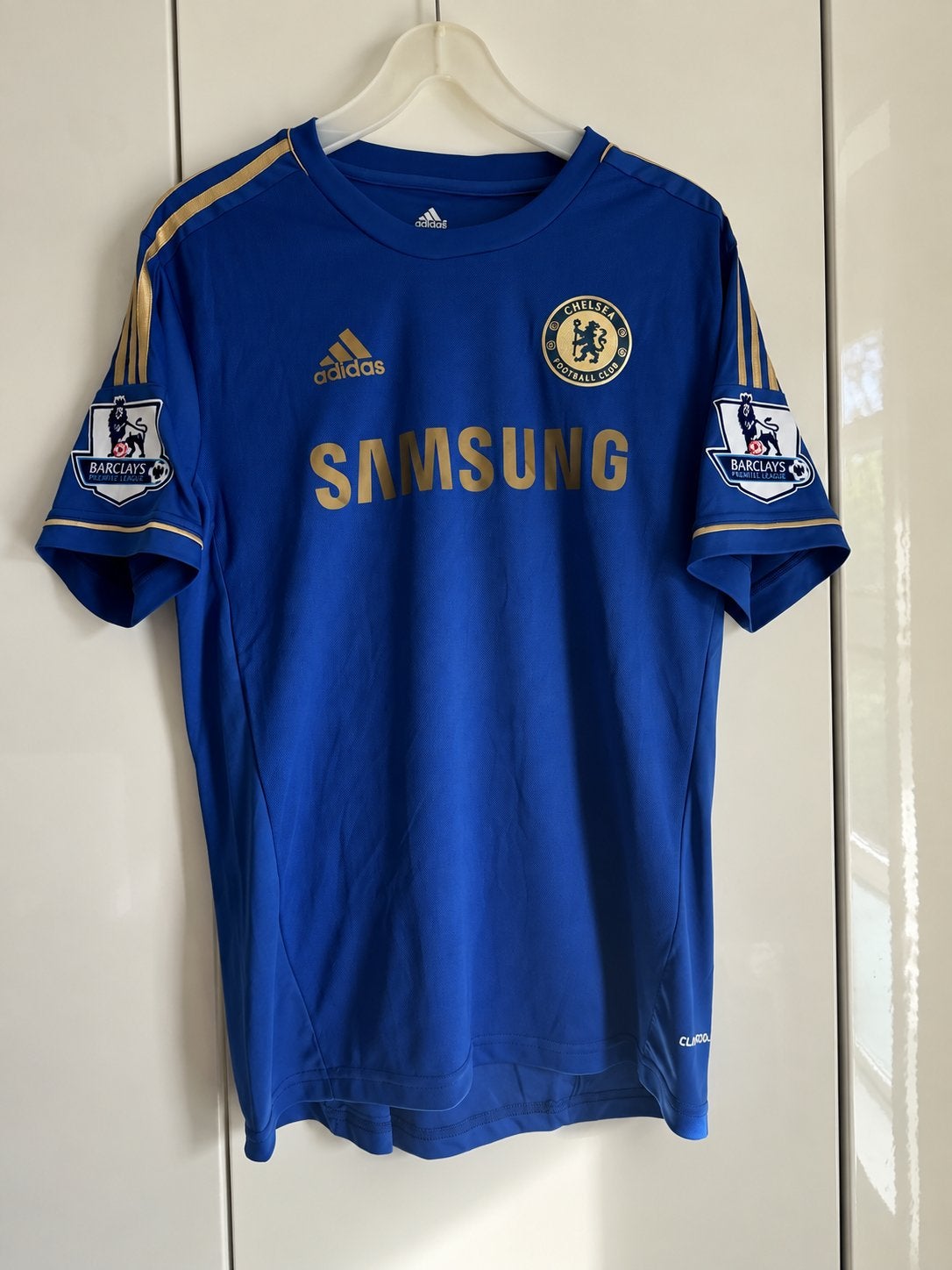 Chelsea Thuisshirt 2012-2013 Hazard #17 Maat M, Zo goed als nieuw, Voetbal, Verzenden, Maat 48/50 (M)