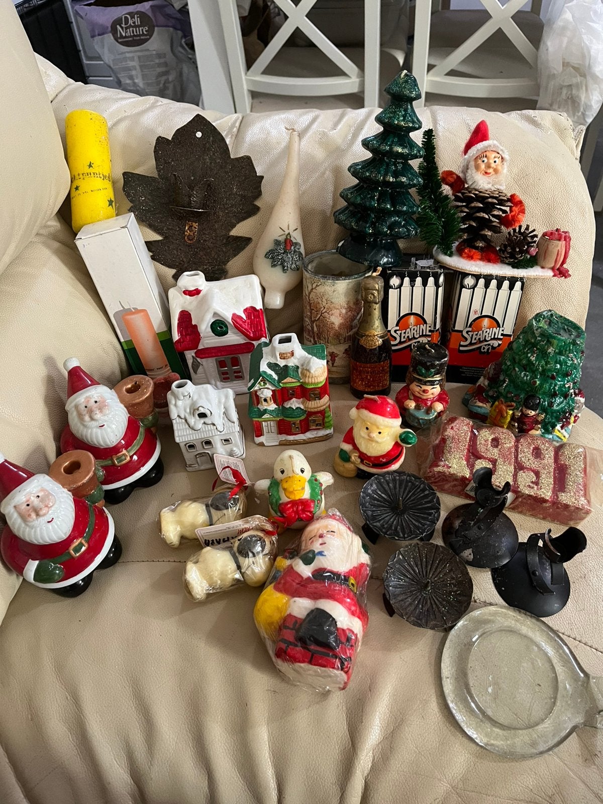 Kaarsen, kaarsenhouders, kaarsenhuisjez, kerstengeltjes etc, Diversen, Kerst, Ophalen