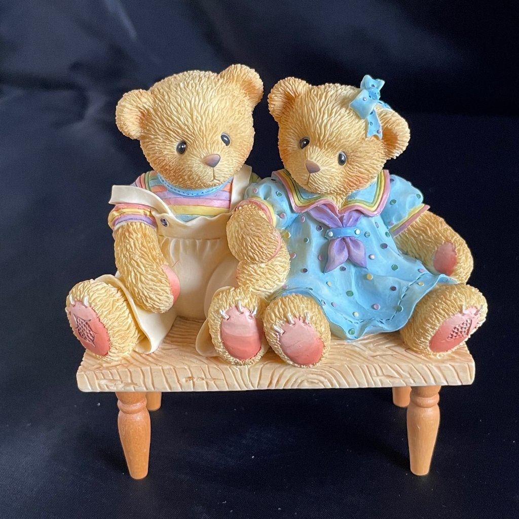 Cherished Teddies Carter & Elsie  302791 Enesco. 1997, Ophalen of Verzenden, Gebruikt, Beeldje, Cherished Teddies