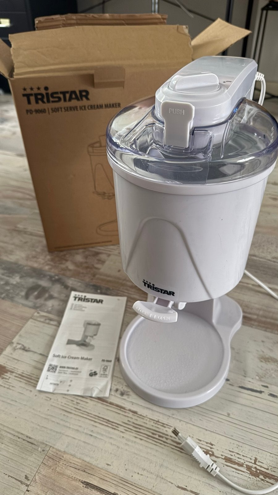 Tristar PD-9060 Soft Serve IJsmachine - Zo goed als nieuw, Ophalen of Verzenden, Zo goed als nieuw
