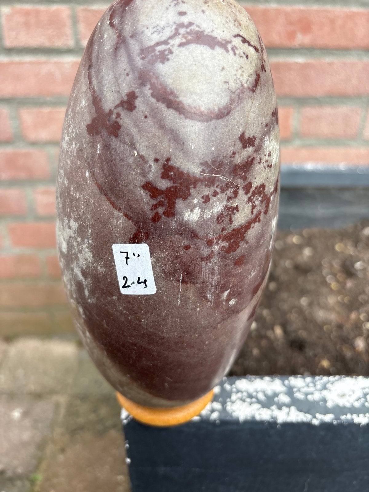 Shivalingam steen 2.5 kg - Shiva Lingam, Ophalen of Verzenden