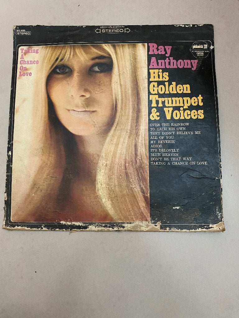 Ray Anthony - His Golden Trumpet & Voices LP (Pickwick), Ophalen of Verzenden, Gebruikt, 12 inch