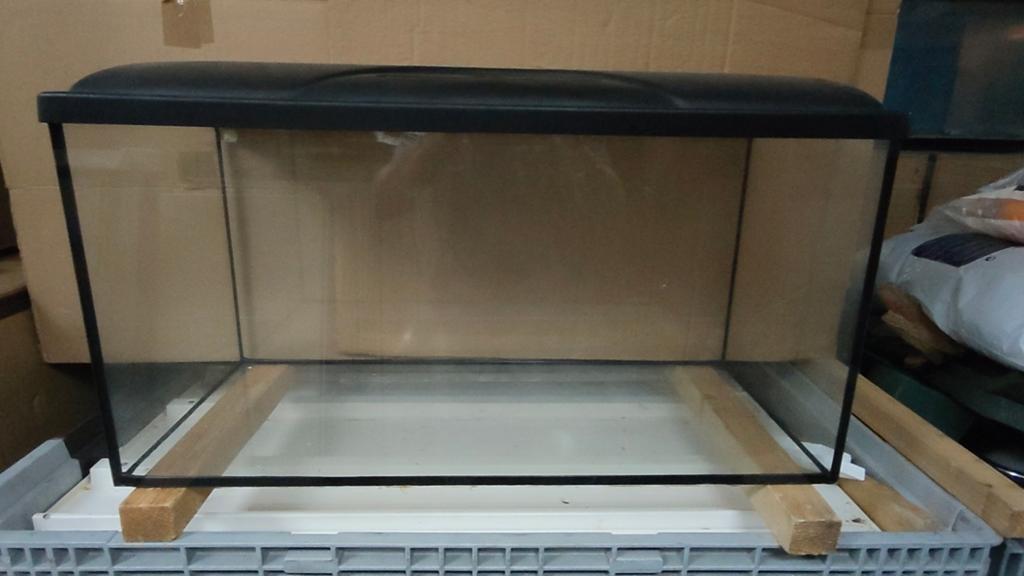 Aquarium met afdekkap 80x35x40 cm NIEUW, Ophalen, Nieuw, Leeg aquarium