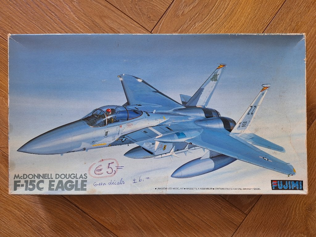 1:48 / 1/48 Fujimi McDonnell Douglas F-15C Eagle, Overige merken, Ophalen of Verzenden, Zo goed als nieuw, Groter dan 1:72