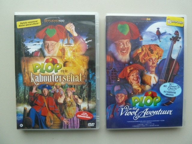 2 x Kabouter Plop DVD, Alle leeftijden, Ophalen of Verzenden, Zo goed als nieuw