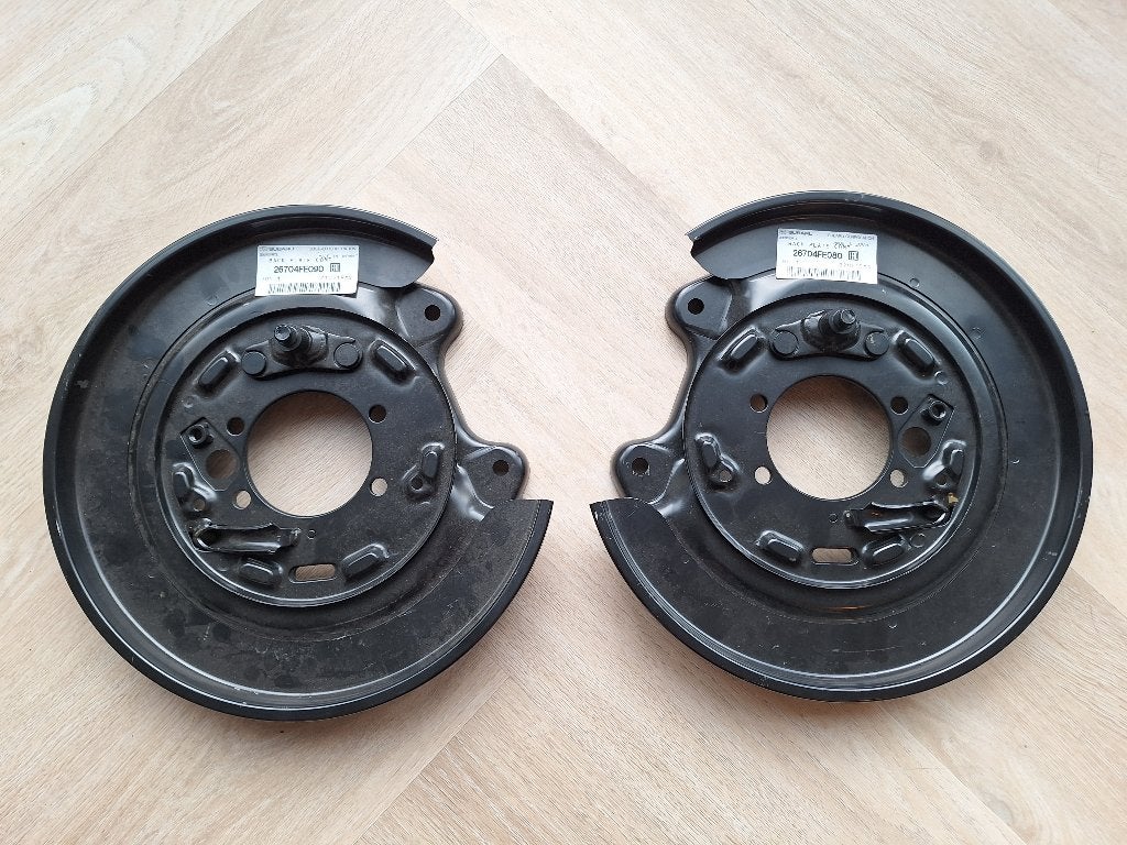 NIEUWE ankerplaten Subaru Impreza WRX 01-07, Auto-onderdelen, Remmen en Aandrijving, Verzenden, Nieuw, Subaru