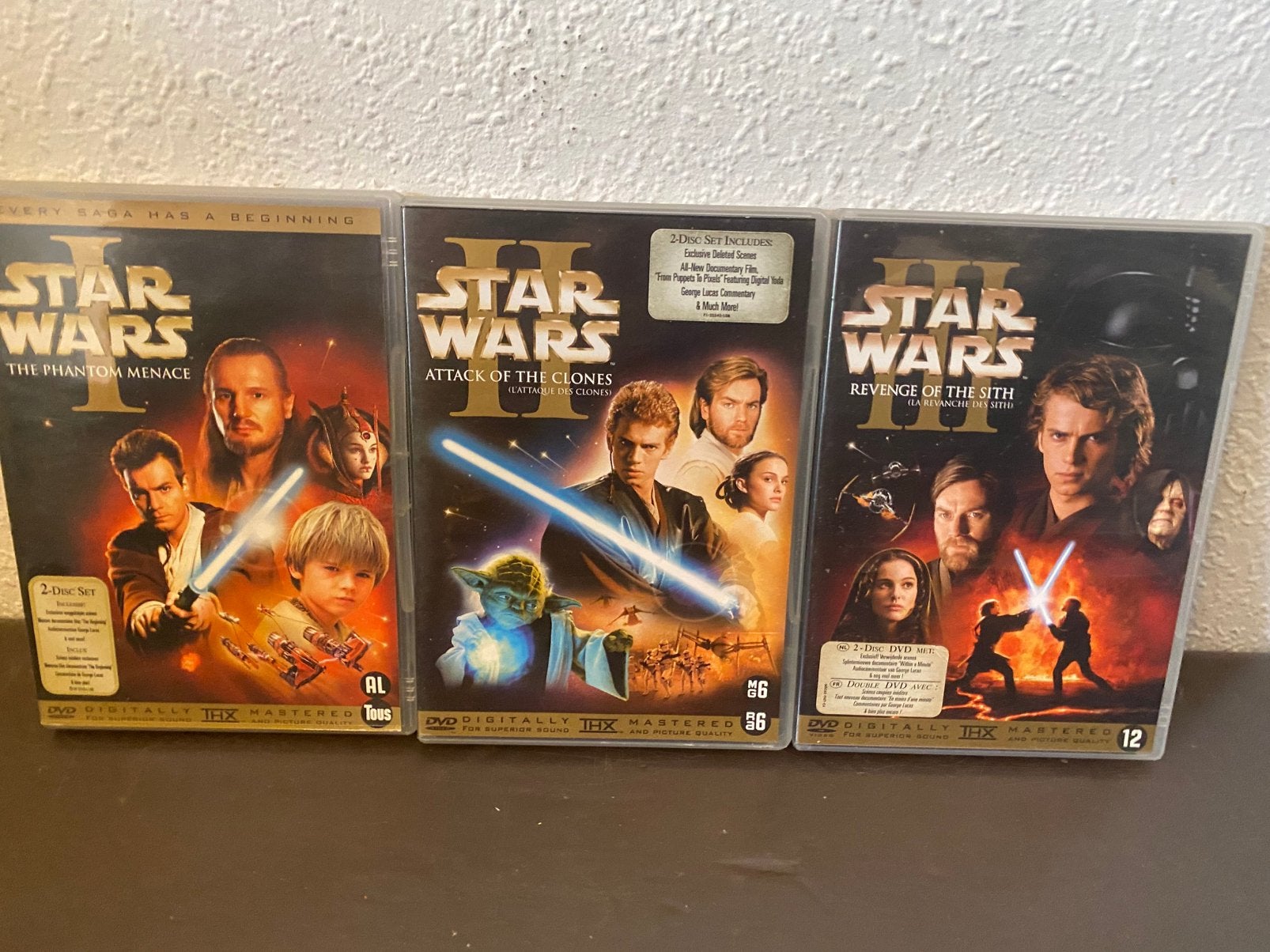 Star Wars 1, 2 en 3 (6 discs), Ophalen of Verzenden, Zo goed als nieuw
