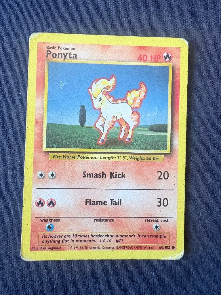 Ponyta - Base 60/102 - Excellent, Ophalen of Verzenden, Nieuw
