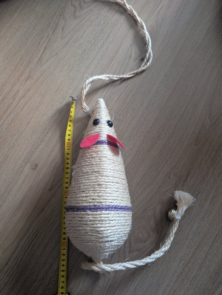 Sisal muis voor de kat, Ophalen, Zo goed als nieuw