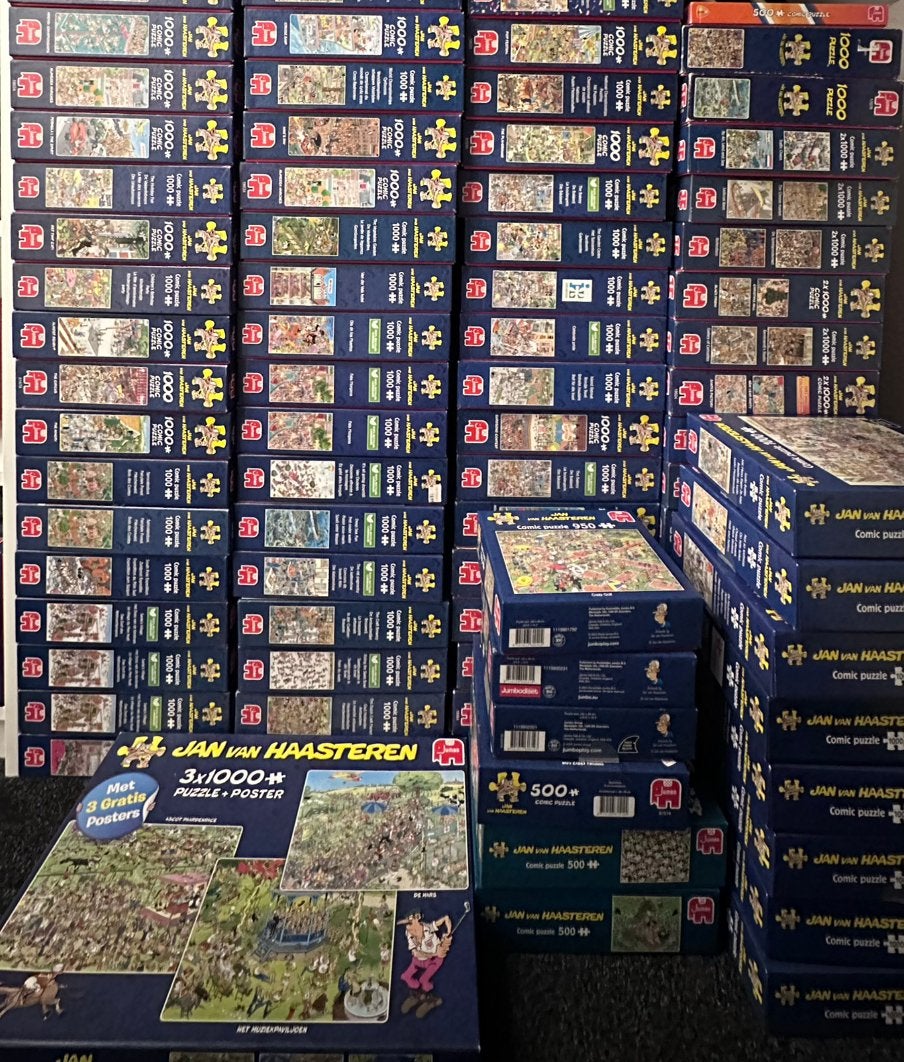 Prachtige collectie Jan van Haasteren puzzels! KIJK SNEL😊🧩