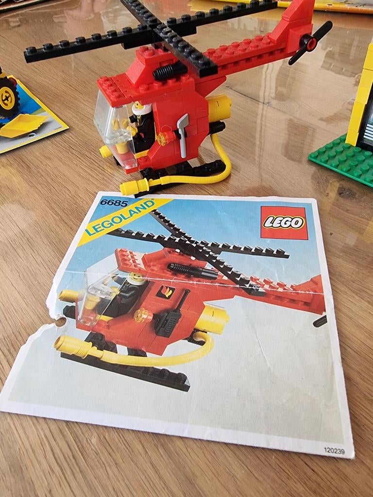 Brandweer helikopter lego, Ophalen, Zo goed als nieuw