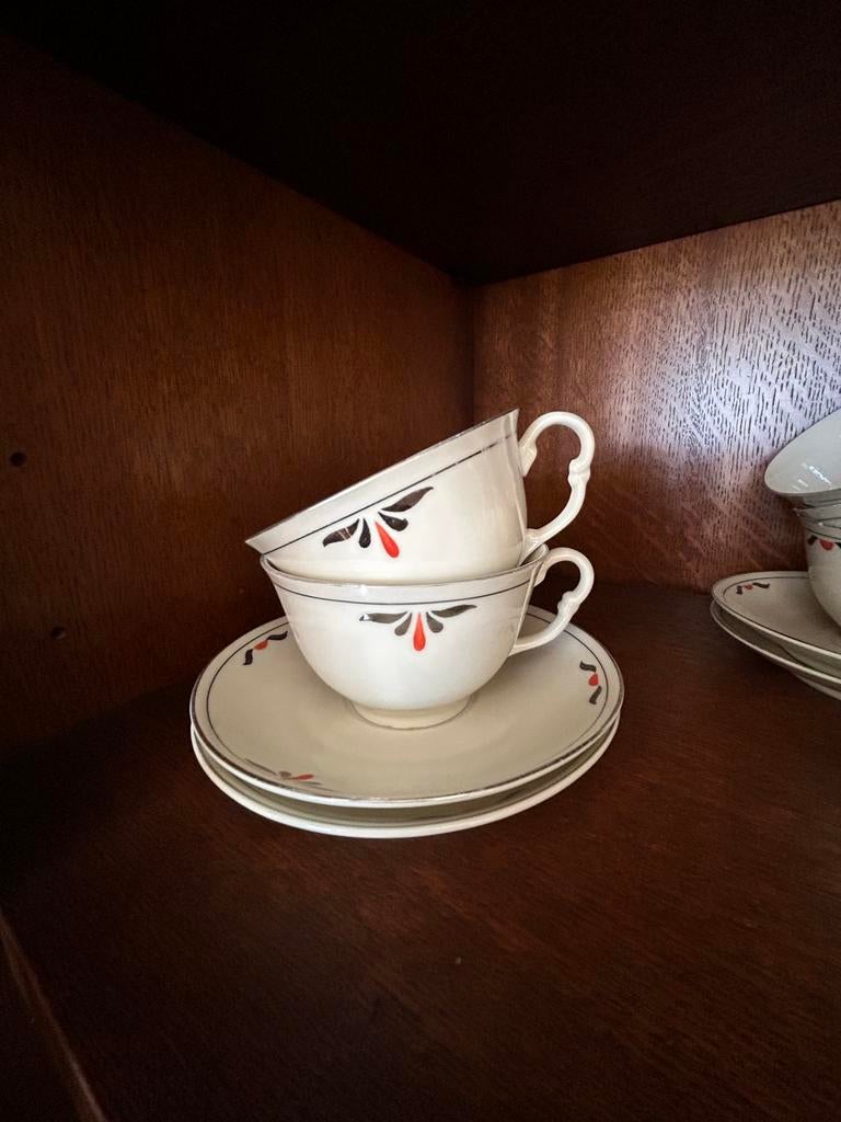 Vintage Servies: Compleet Diner- en Koffieservies, Ophalen, Gebruikt, Overige stijlen, Porselein