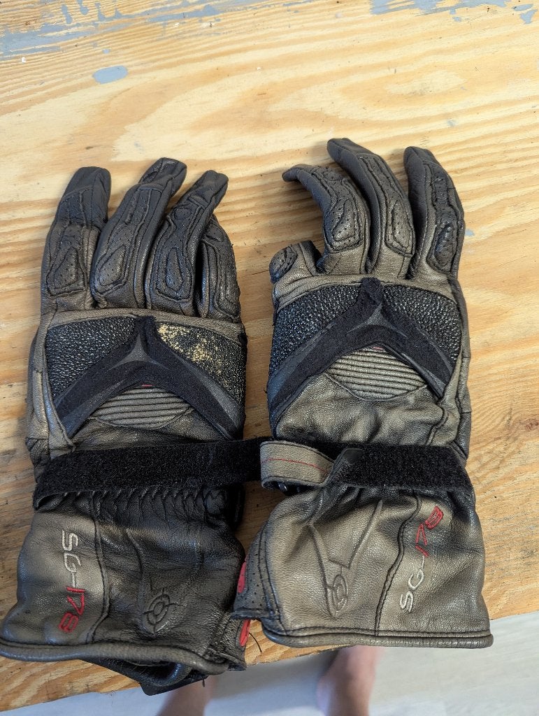 Grid motor handschoenen maat L, Ophalen, Tweedehands, Heren, Handschoenen