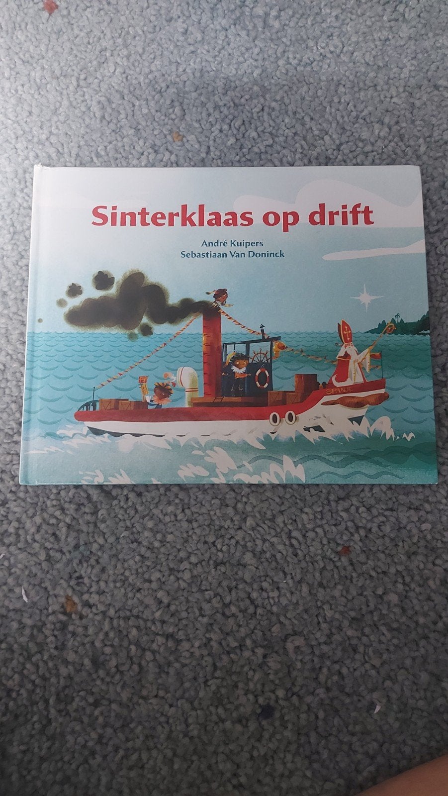 Sinterklaas op drift, Ophalen of Verzenden, Zo goed als nieuw, André Kuipers, Sebastiaan Van Doninck, Fictie algemeen
