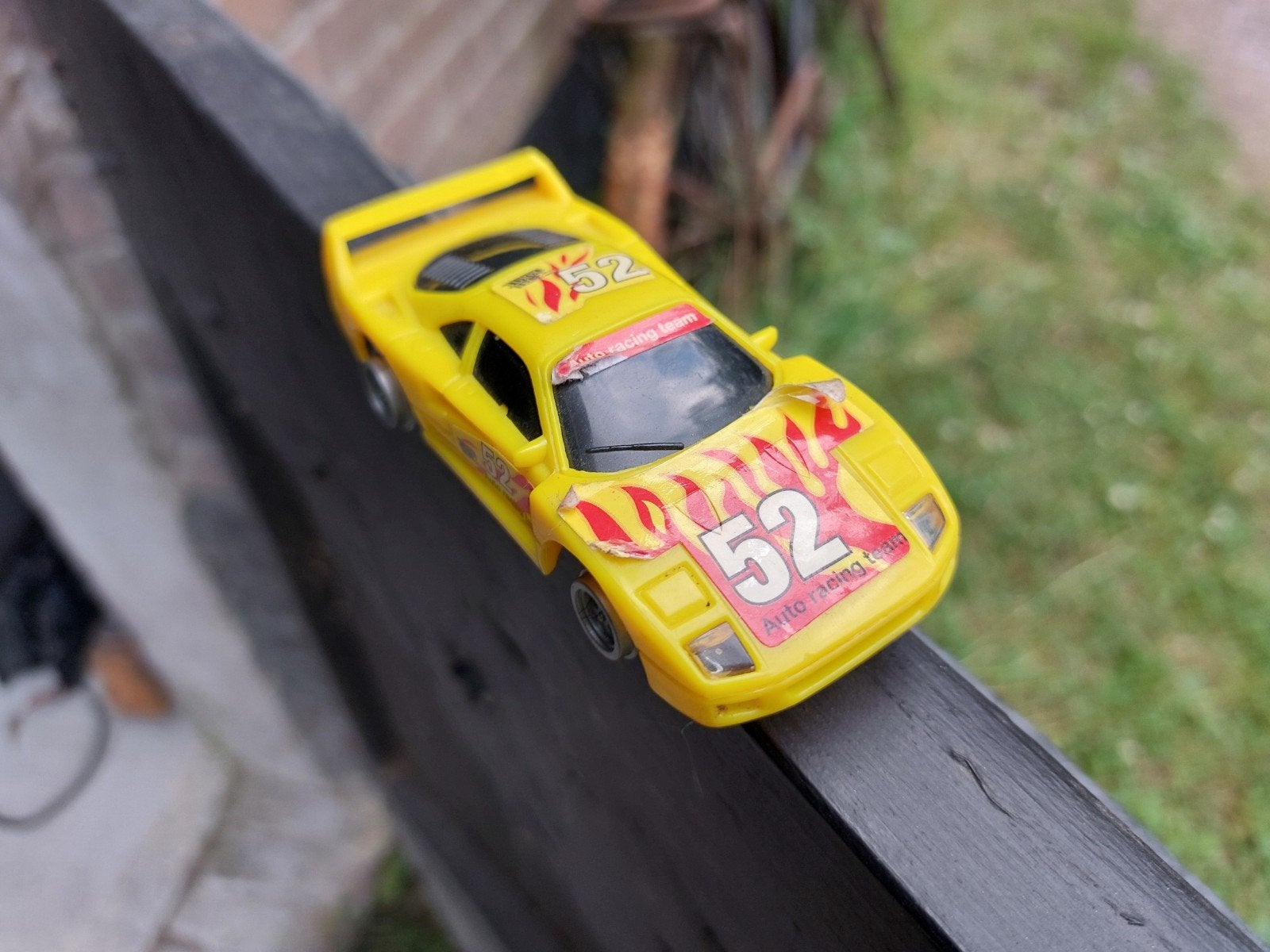 Leuke elektrische racebaan auto ferrari f40 vintage slot car, Overige merken, Gebruikt, Onderdelen, Ophalen of Verzenden