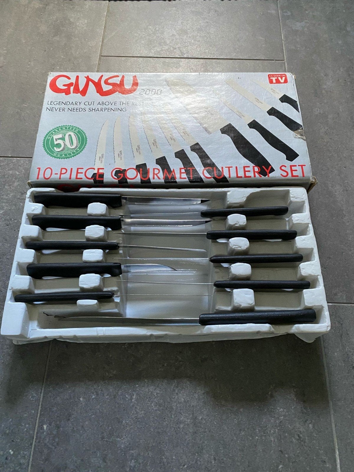 Ginsu 2000 Messenset - 10-delig Messenset, Overige materialen, Los bestek, Nieuw, Ophalen of Verzenden