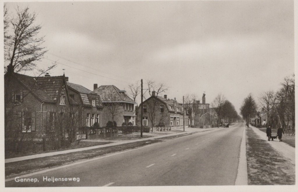 GENNEP - 1950 - Heijenseweg, Verzenden, 1940 tot 1960, Ongelopen, Limburg