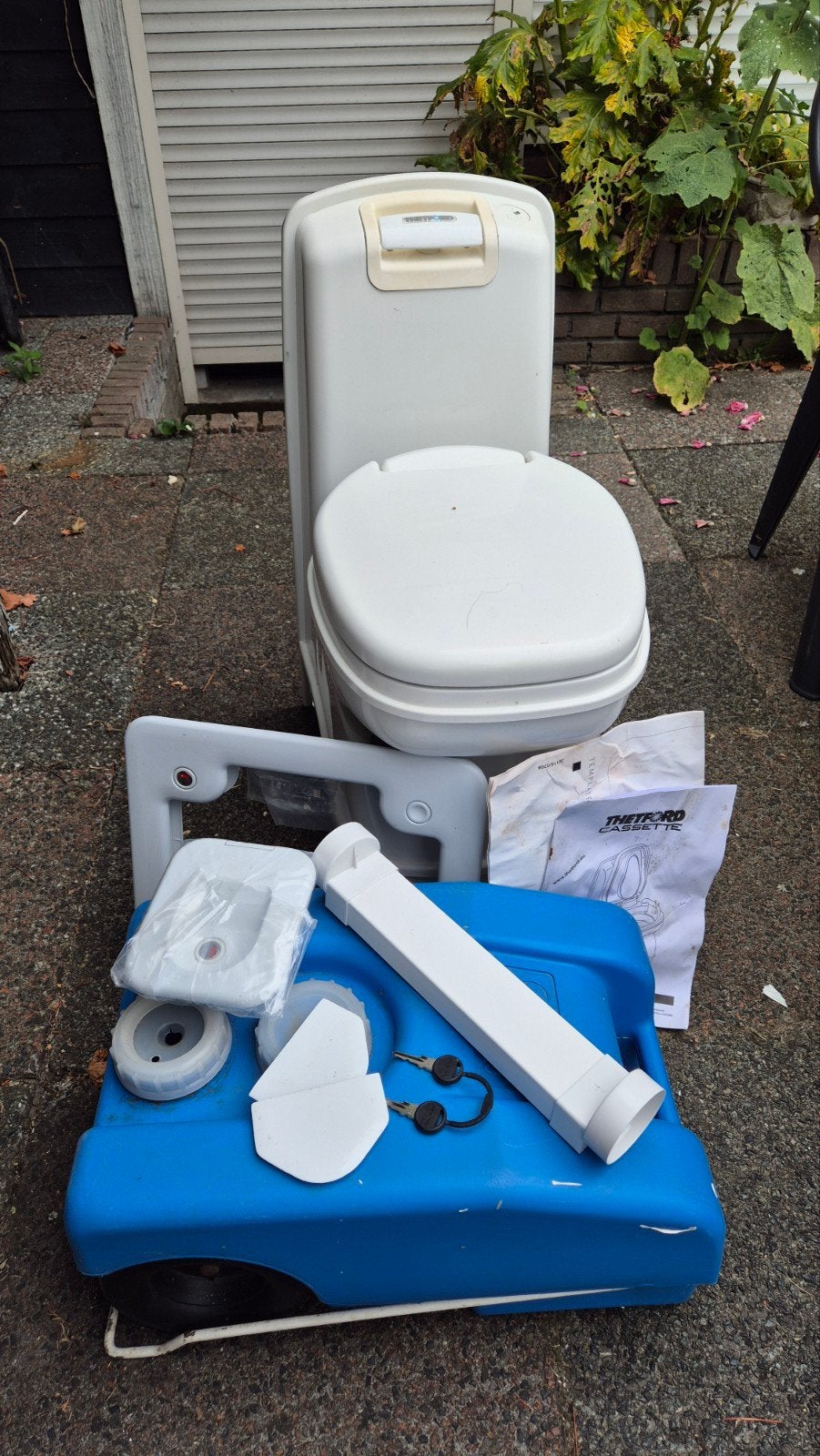 Thetford Cassette C-200 CW D3 Toilet voor Caravan/Camper, Ophalen