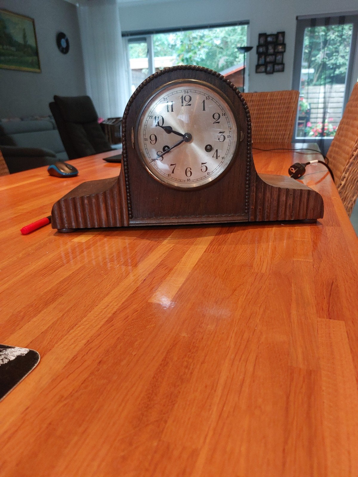 mooie pendule met sleutel, Ophalen