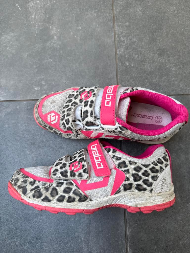 Brabo hockeyschoenen maat 33 - Panterprint, Ophalen of Verzenden, Gebruikt, Schoenen