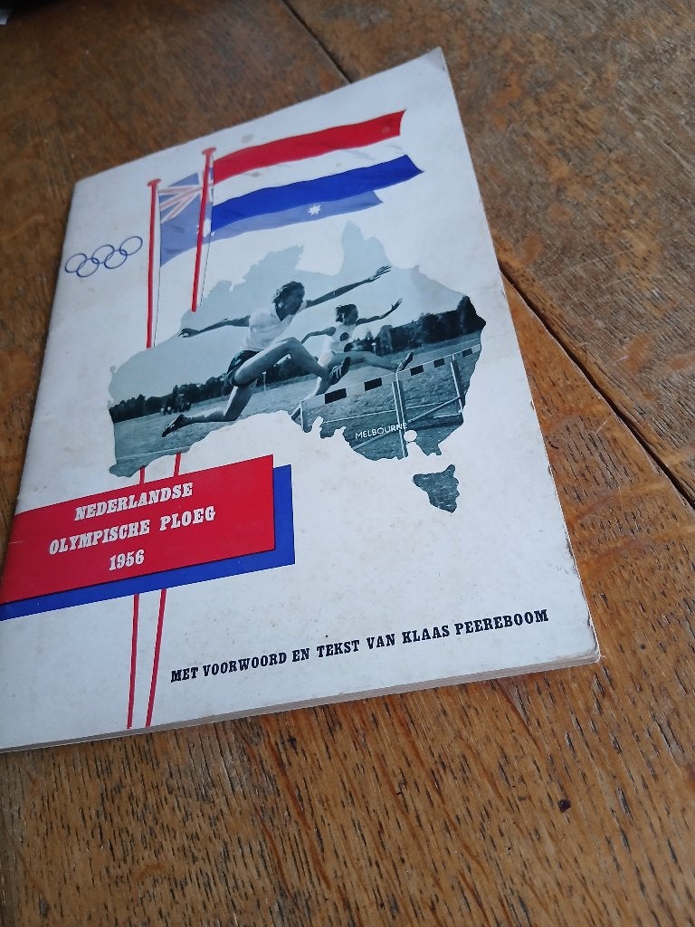 folder Olympische Spelen 1956, Boeken, Ophalen of Verzenden, Gelezen, Folder