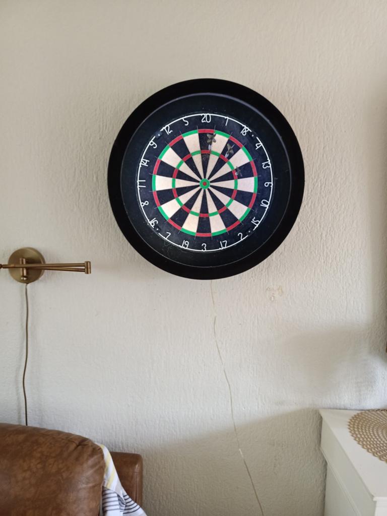 Voor de echte darts liefhebbers, Ophalen, Dartbord