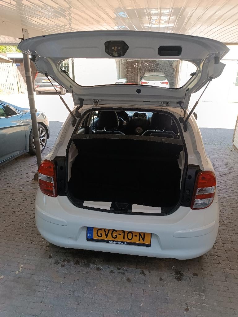 Nissan Micra 1.2 59KW 5DR 2011 Wit, Auto's, Nissan, Voorwielaandrijving, 1198 cc, Wit, Micra