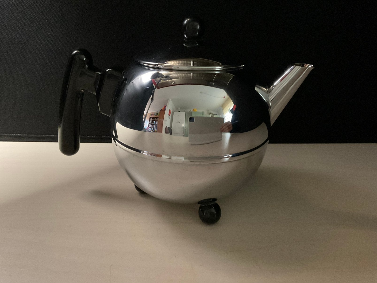 Bredemeijer theepot dubbelwandig en in zeer nette staat, Ophalen of Verzenden, Zo goed als nieuw