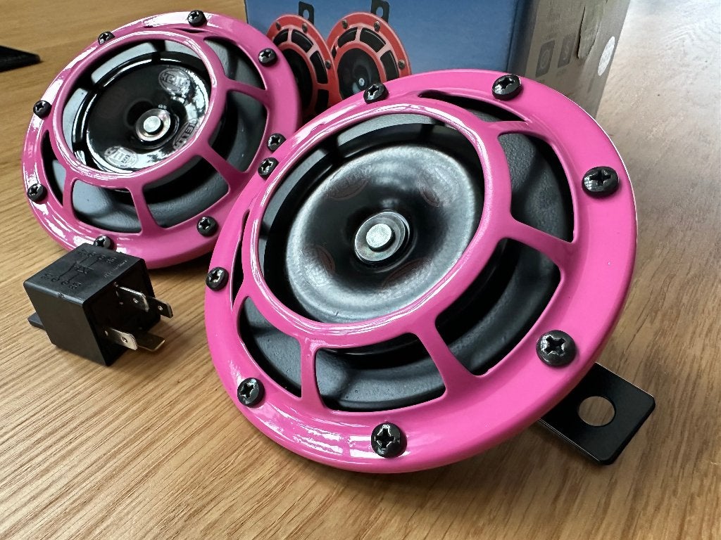 Hella Supertone 118db Claxon set (roze pink), Ophalen of Verzenden