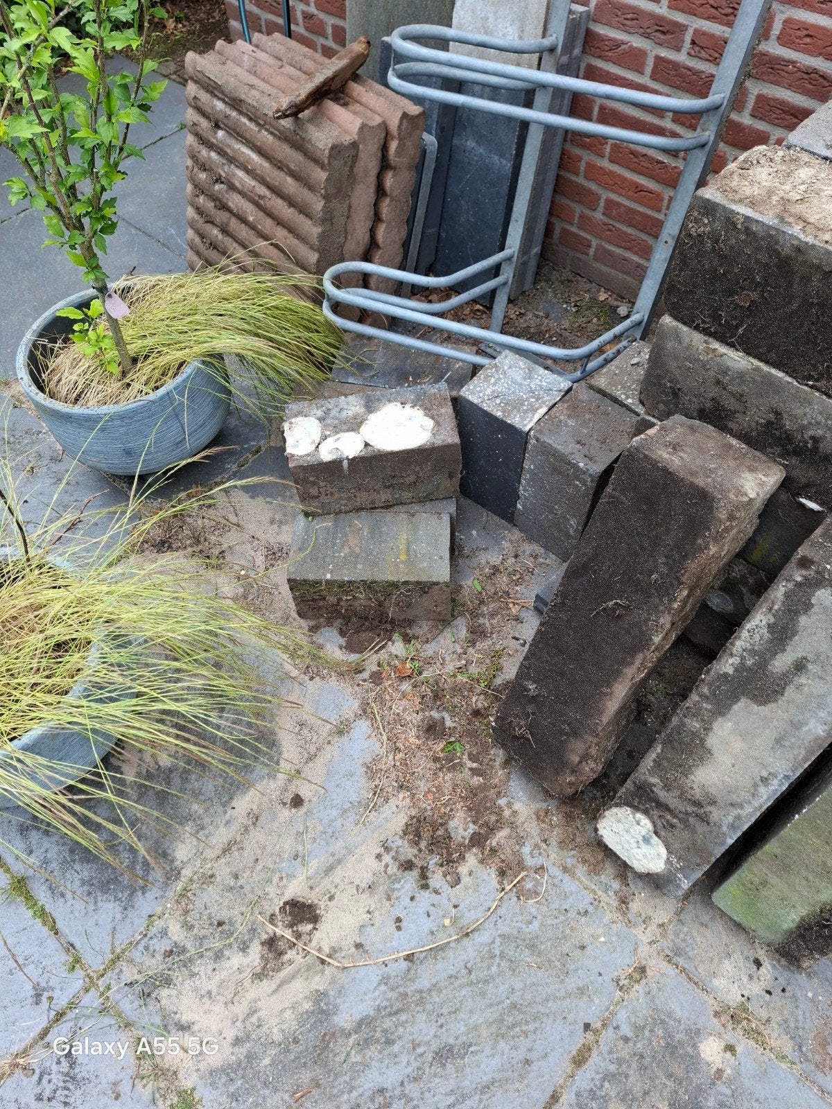 Betonblokken voor bloembakken - 28 stuks en meer, Ophalen, Gebruikt, Minder dan 30 cm, Minder dan 60 cm