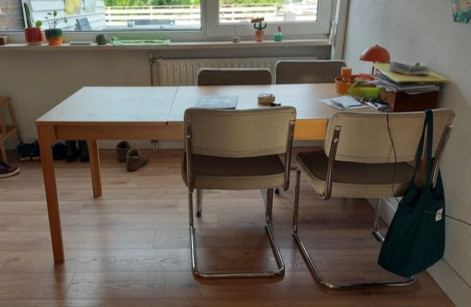 Tafel, Ophalen, 100 tot 150 cm, Zo goed als nieuw, 150 tot 200 cm
