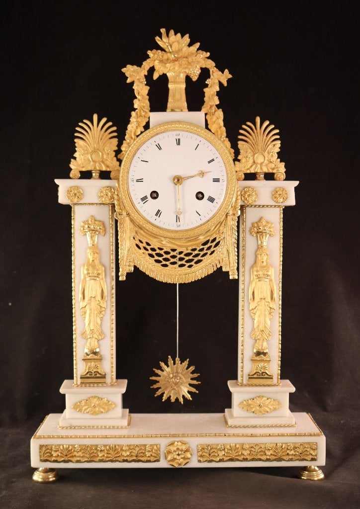 Portico pendule uit de Directoire periode, Ophalen of Verzenden