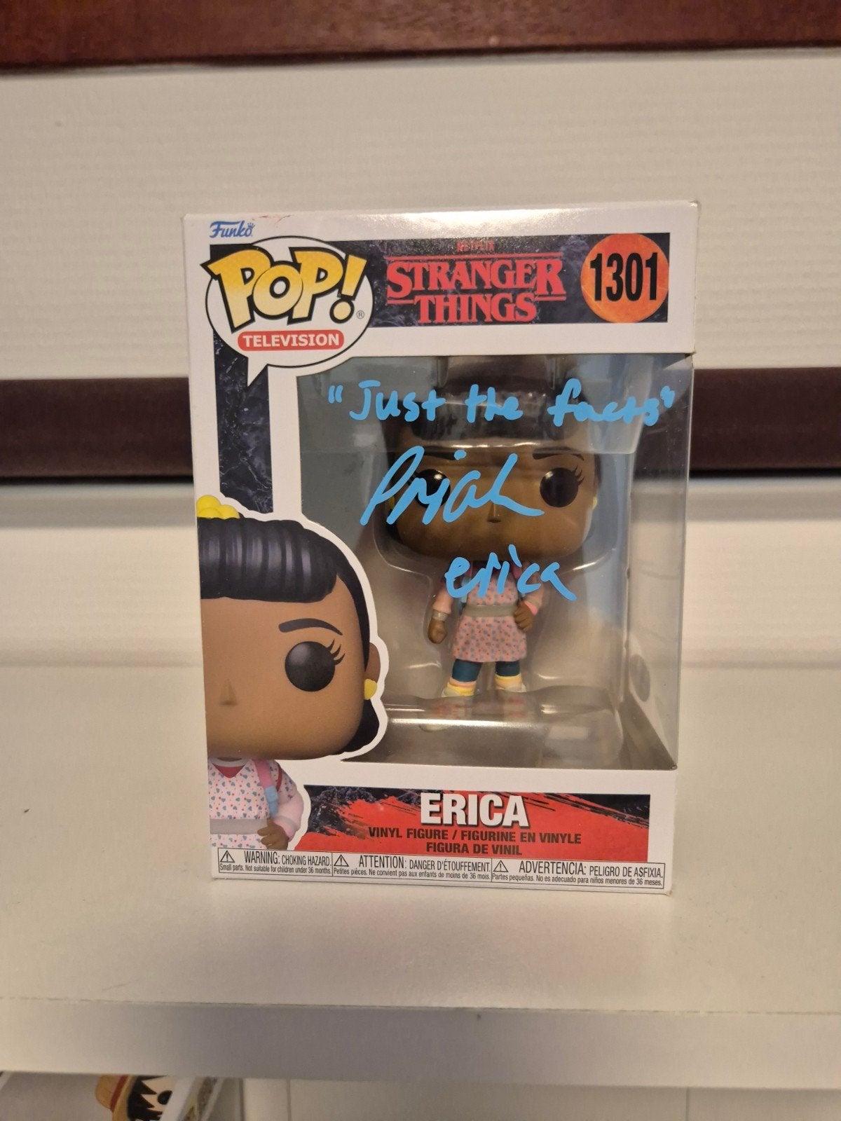 Funko Pop Stranger Things - 1301 Erica - signed handtekening, Verzamelen, Poppetjes en Figuurtjes, Ophalen of Verzenden, Nieuw