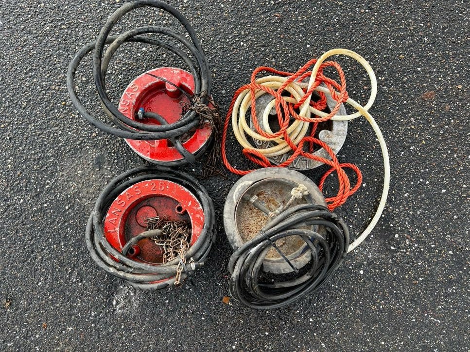 Rioolafsluiters / rioolstoppers diameter 23 cm, Ophalen, Gebruikt, Minder dan 2 meter, 80 mm of meer