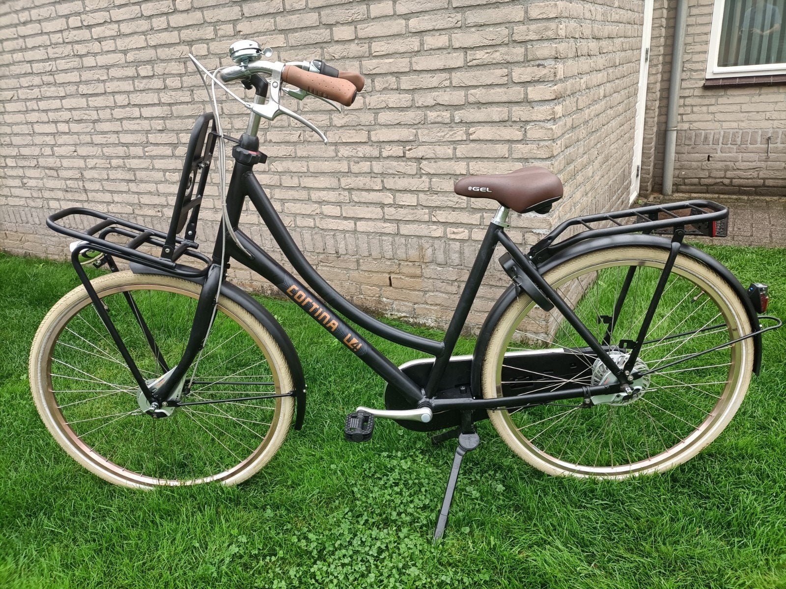 supermooie Cortina U4 28"55cm 8v handrem nieuwe banden, Ophalen, 53 tot 56 cm, Cortina U4 transportfiets, Schijfrem