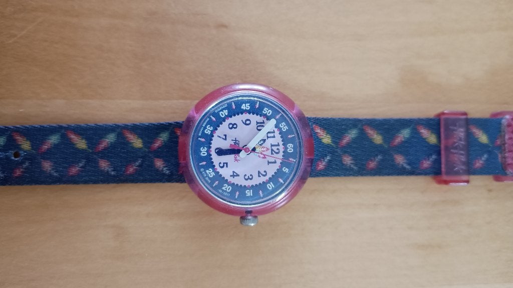 Swatch Flik Flak horloge, Ophalen of Verzenden, Zo goed als nieuw, Jongen of Meisje
