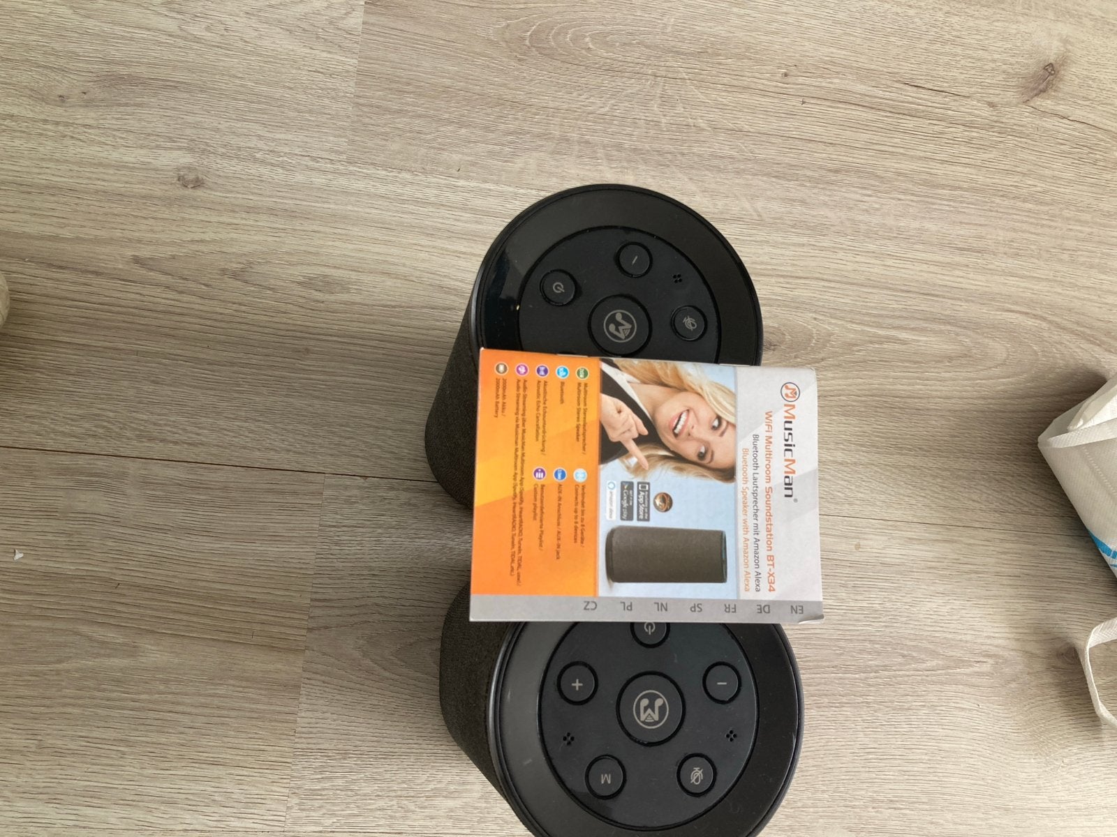 MusicMan WiFi Multiroom Soundstation BT-X34 - Set van 2, Audio, Tv en Foto, Luidsprekers, Overige merken, Overige typen, Ophalen of Verzenden