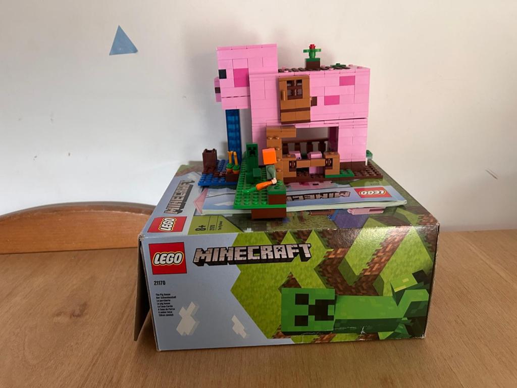 Lego Minecraft Varkenshuis 21170, Ophalen of Verzenden, Zo goed als nieuw