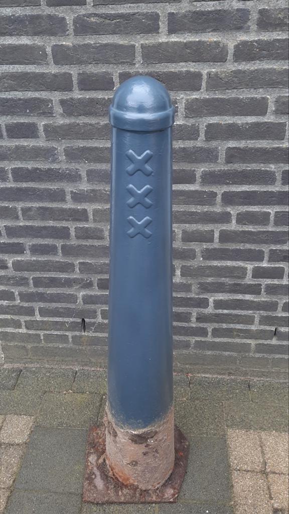 Origineel Amsterdammertje paaltje, Ophalen, Gebruikt