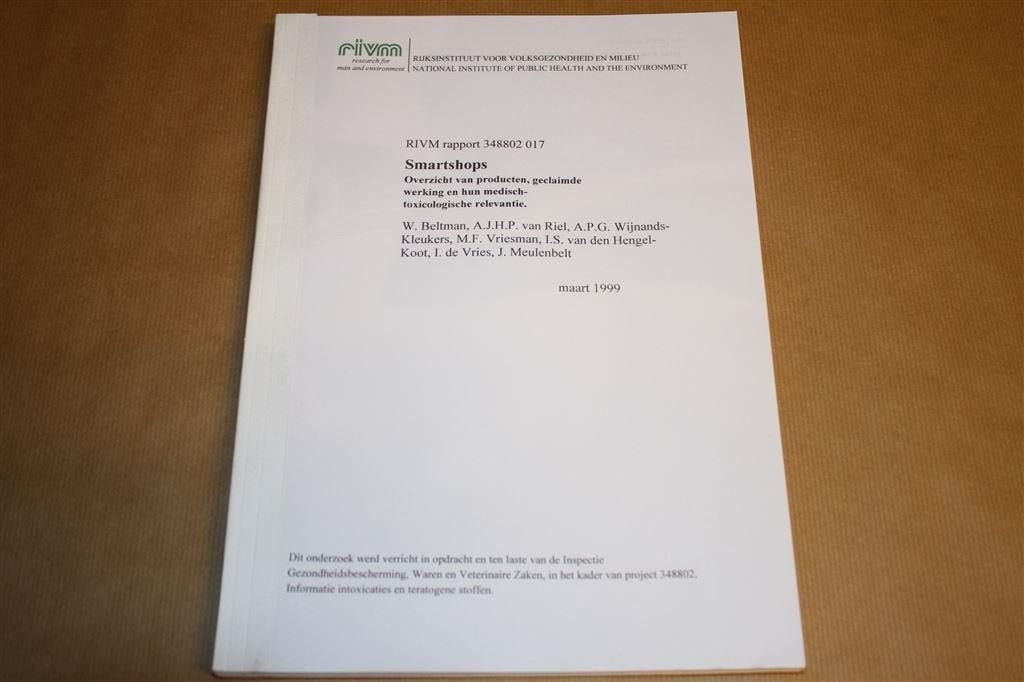 Smartshops: Producten, Werking & Medische Risico\'s., Ophalen of Verzenden, Zo goed als nieuw