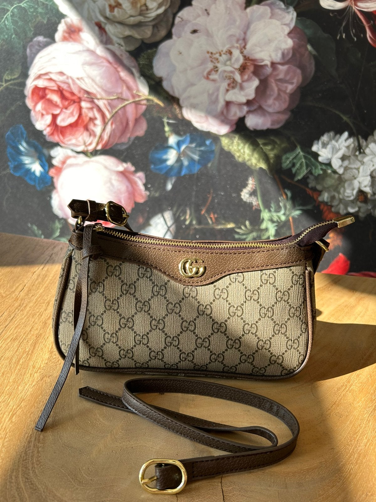 gg ophidia tas bag, Ophalen of Verzenden, Zo goed als nieuw, Zwart, Schoudertasje
