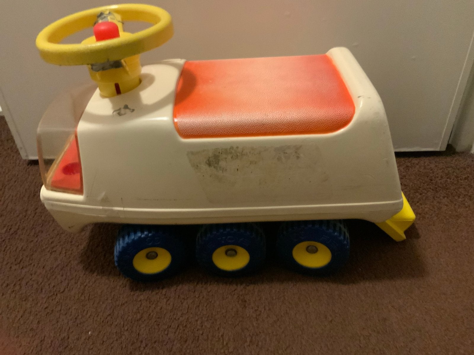 Vintage Fisher-Price Loopauto, Kinderen en Baby's, Ophalen, Gebruikt, Auto of Voertuig