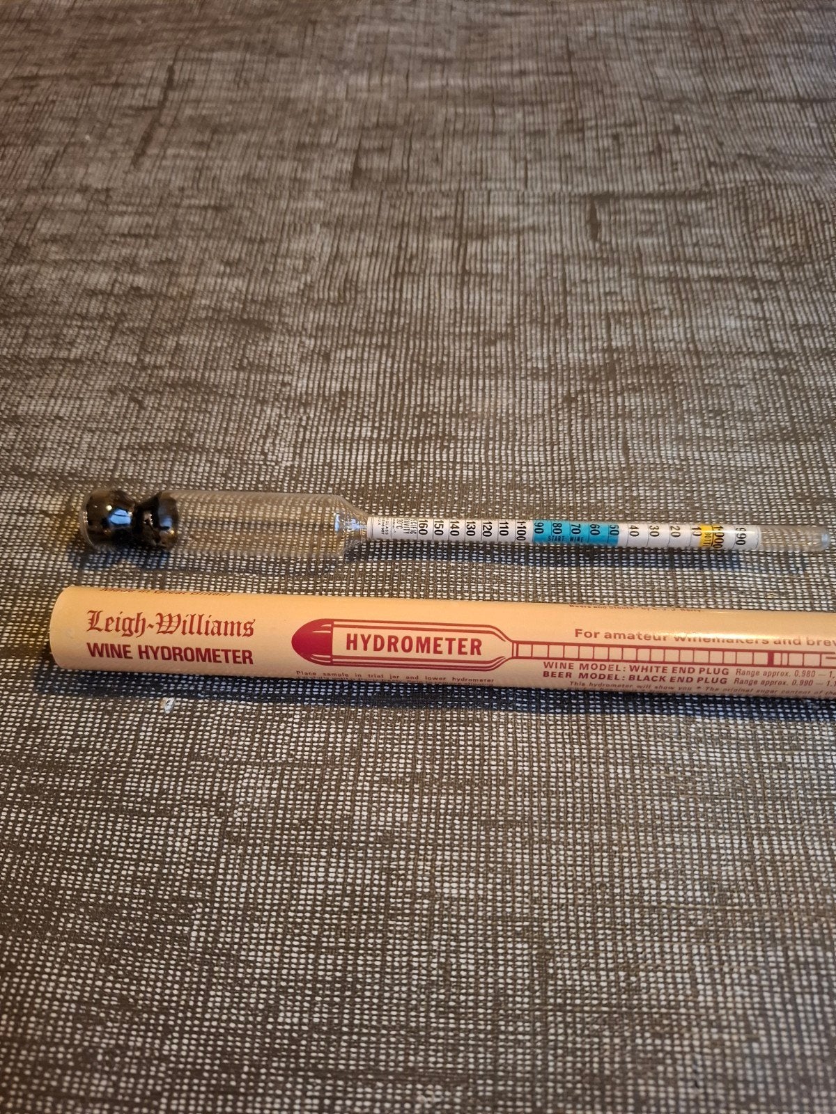 Leigh-Williams Wijn Hydrometer - Zo goed als nieuw, Ophalen of Verzenden