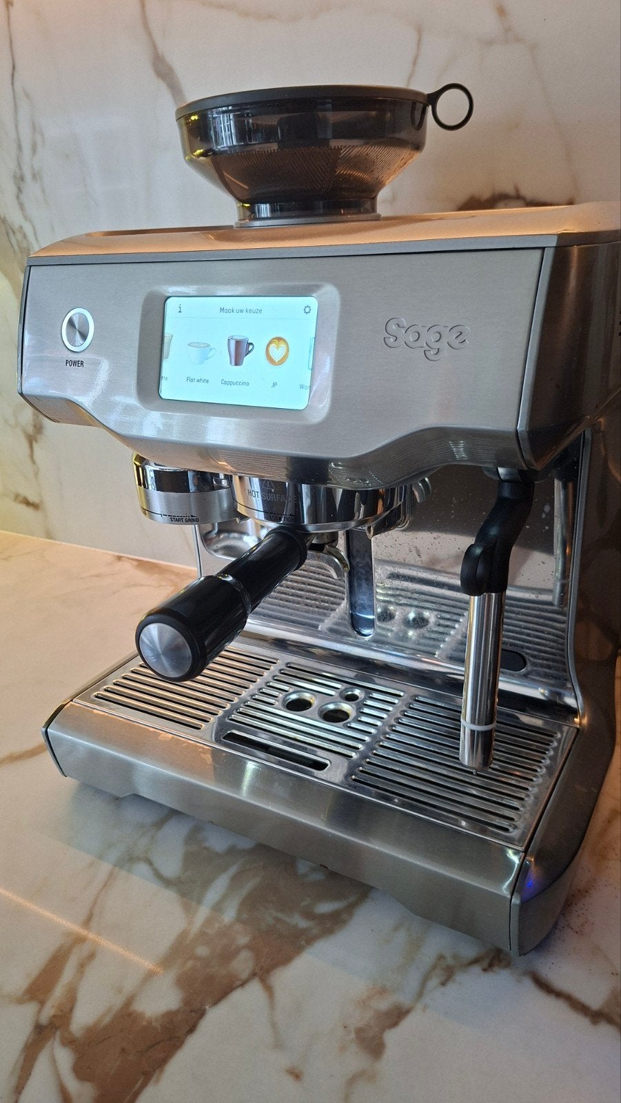 Sage Oracle Touch Espresso Machine - Zo goed als nieuw, Witgoed en Apparatuur, Espresso apparaat, Koffiebonen, Zo goed als nieuw