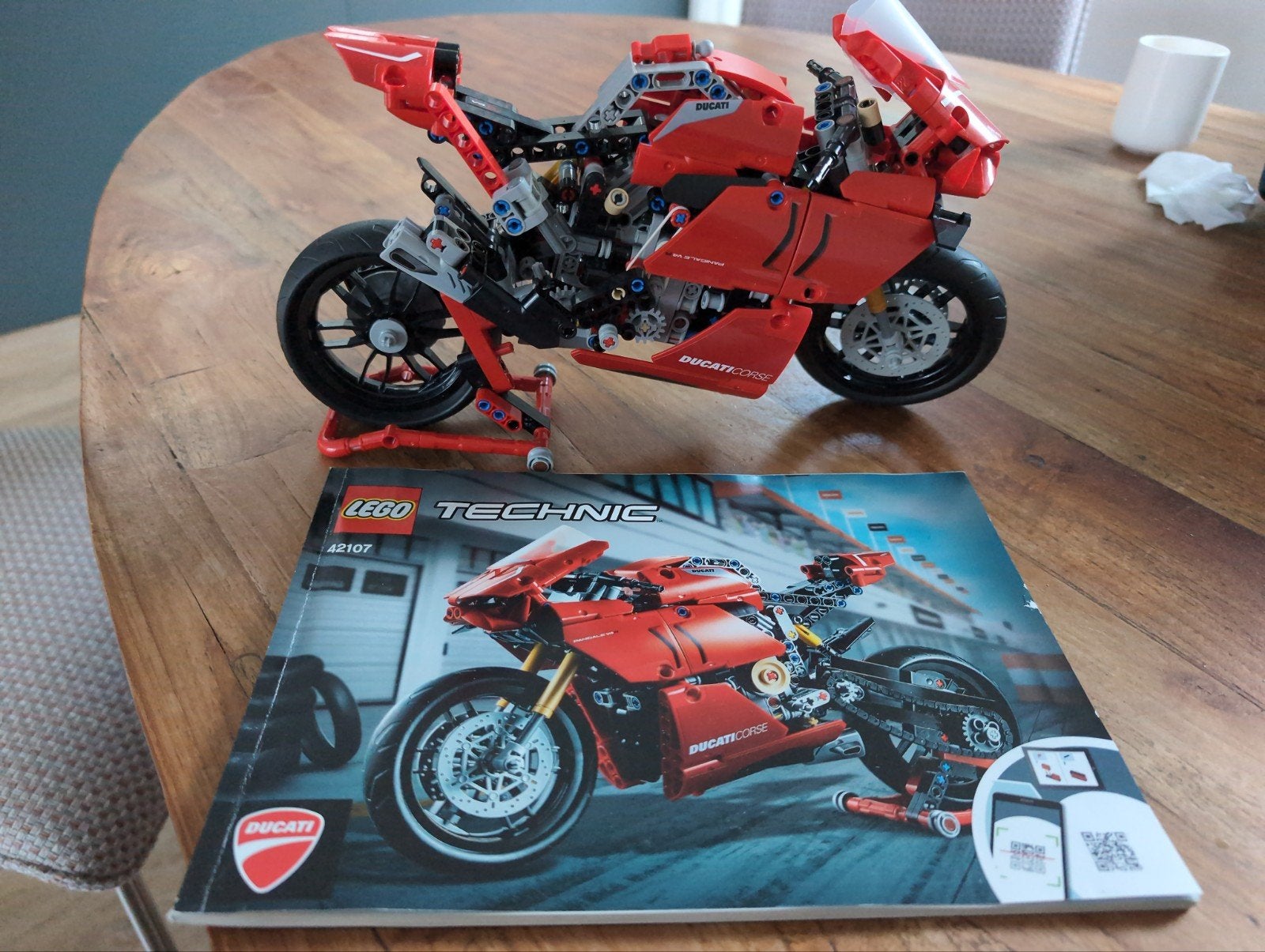 LEGO Technic Ducati Panigale V4 R (42107), Ophalen, Zo goed als nieuw