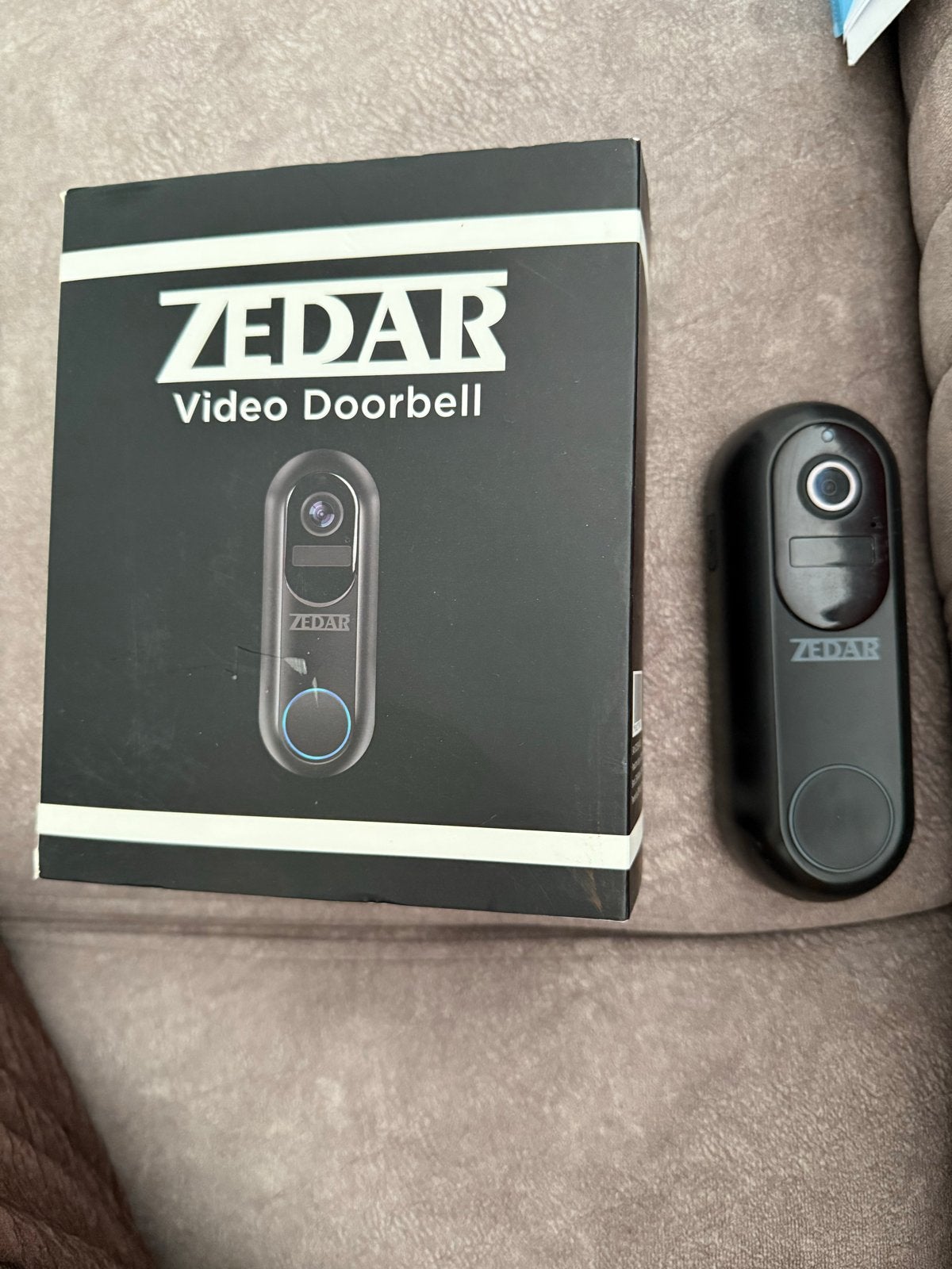 Zedar Video Deurbel Camera - Draadloos en Slim, Ophalen, Ingebouwde camera, Nieuw, Draadloos