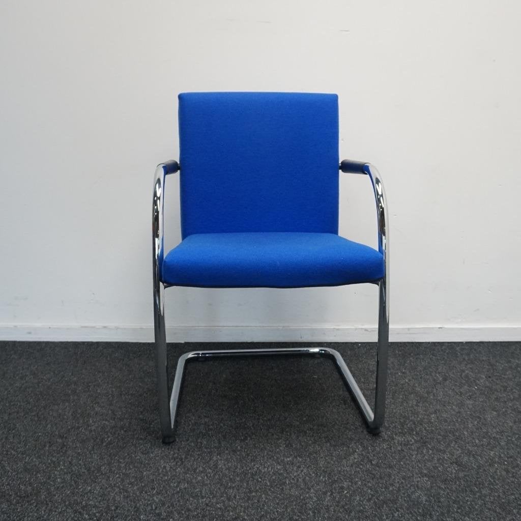 Vitra Visasoft Design Vergaderstoelen, Eetkamerstoel | Blauw, Gebruikt, -, Blauw, -